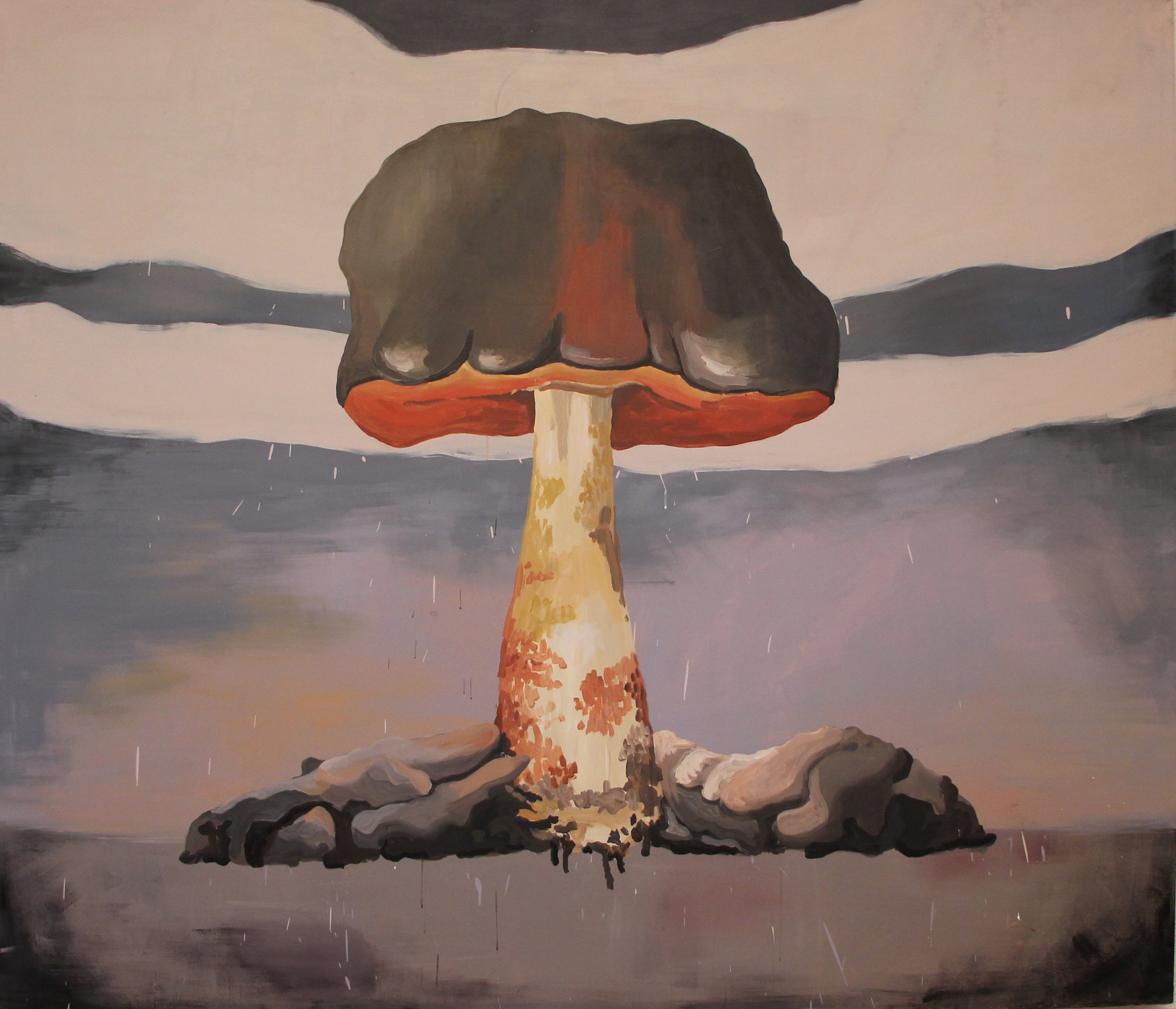 Tsar/Divji goban, acrylic on canvas, 180x210 cm, 2011