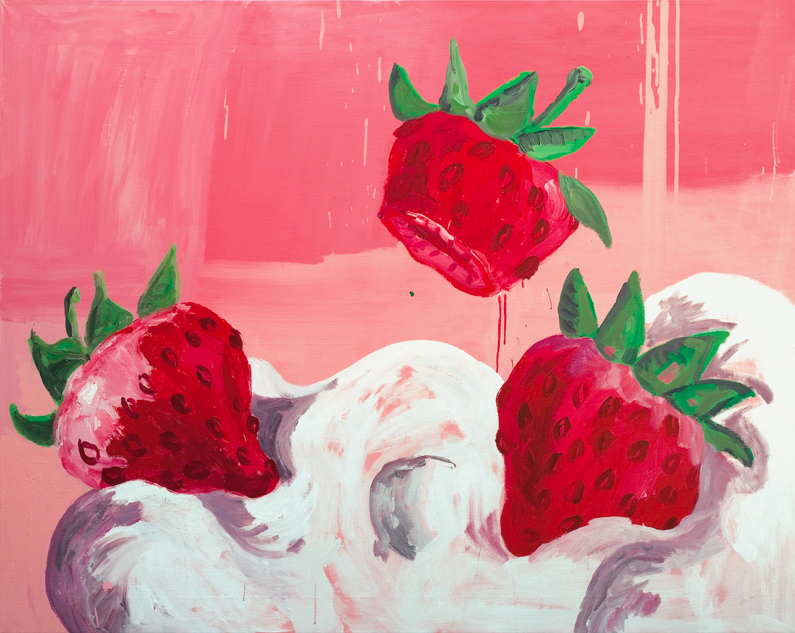 Nebeškost, acrylic on canvas, 120x150 cm, 2007