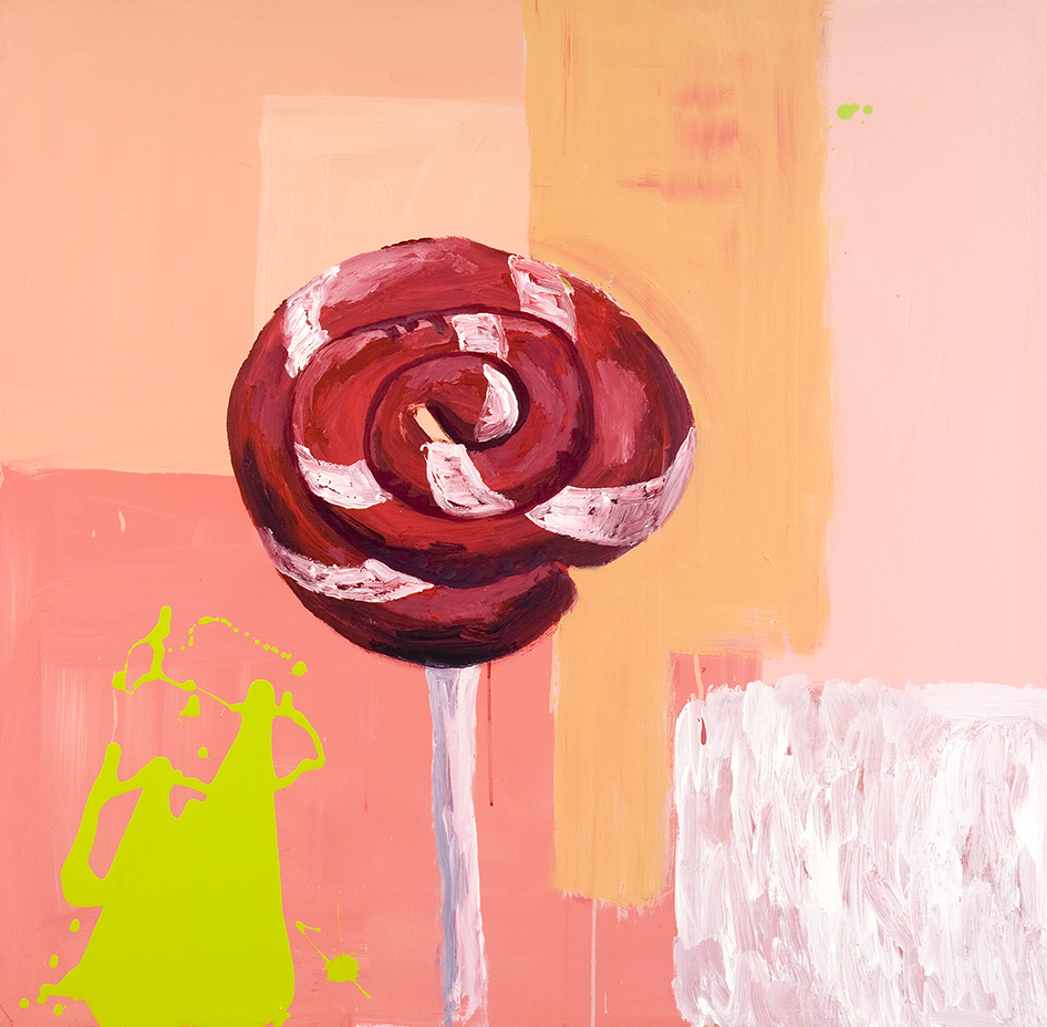 Loli pop, acrylic on canvas, 110x110 cm, 2008