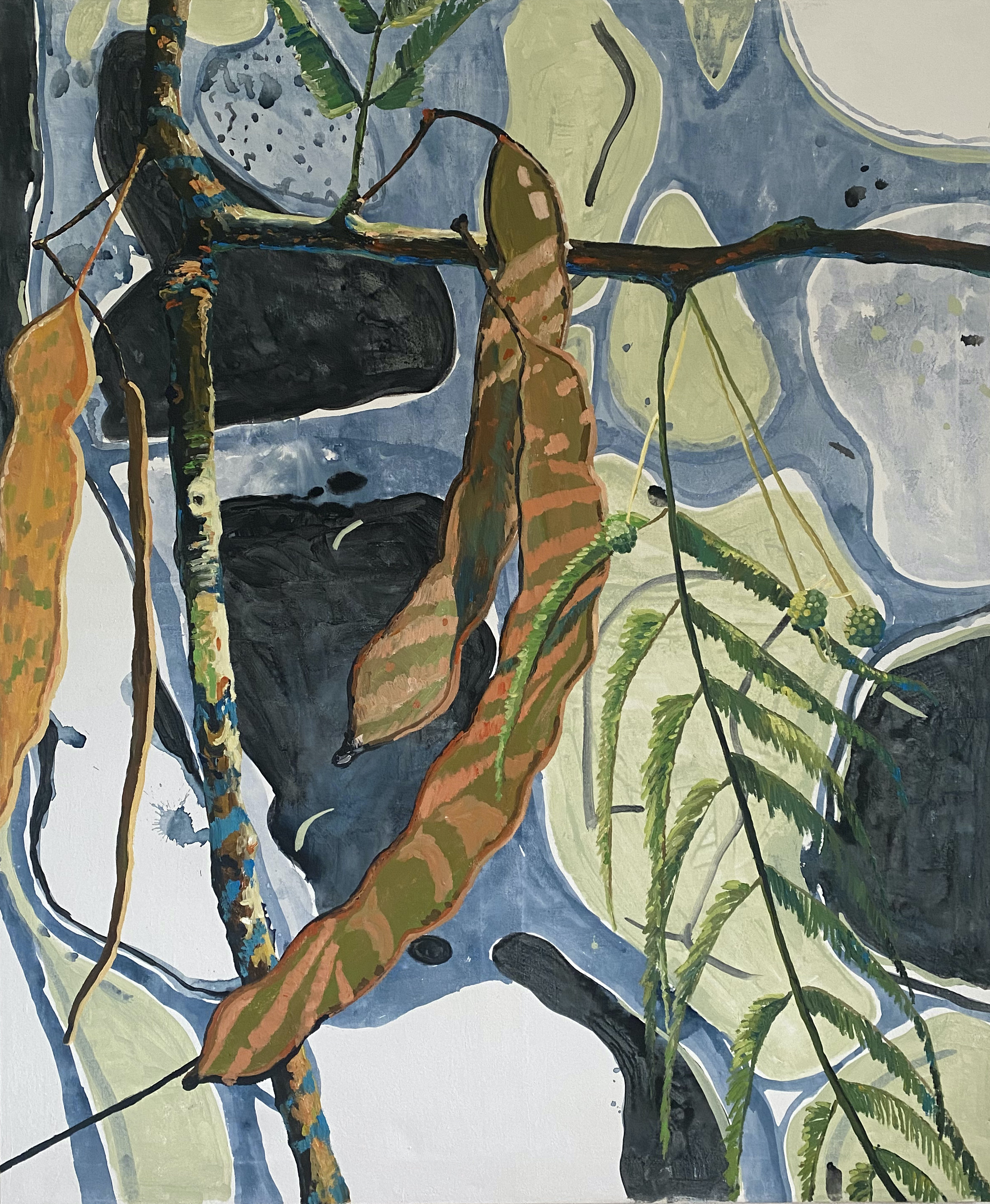 Yopa, akril na platnu, 150 x 180 cm, 2022