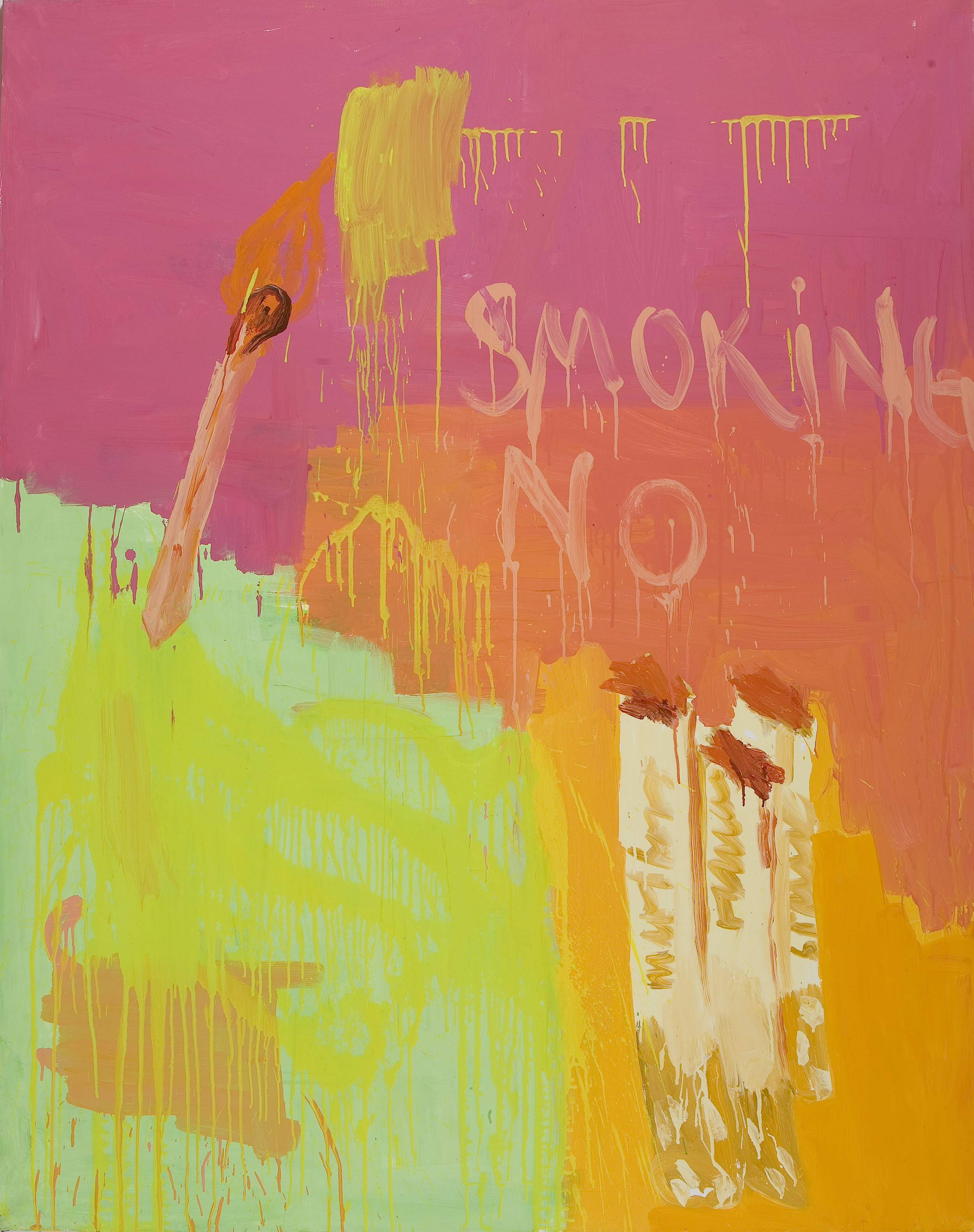 No Smoking, acrylic on canvas, 130x150 cm, 2007